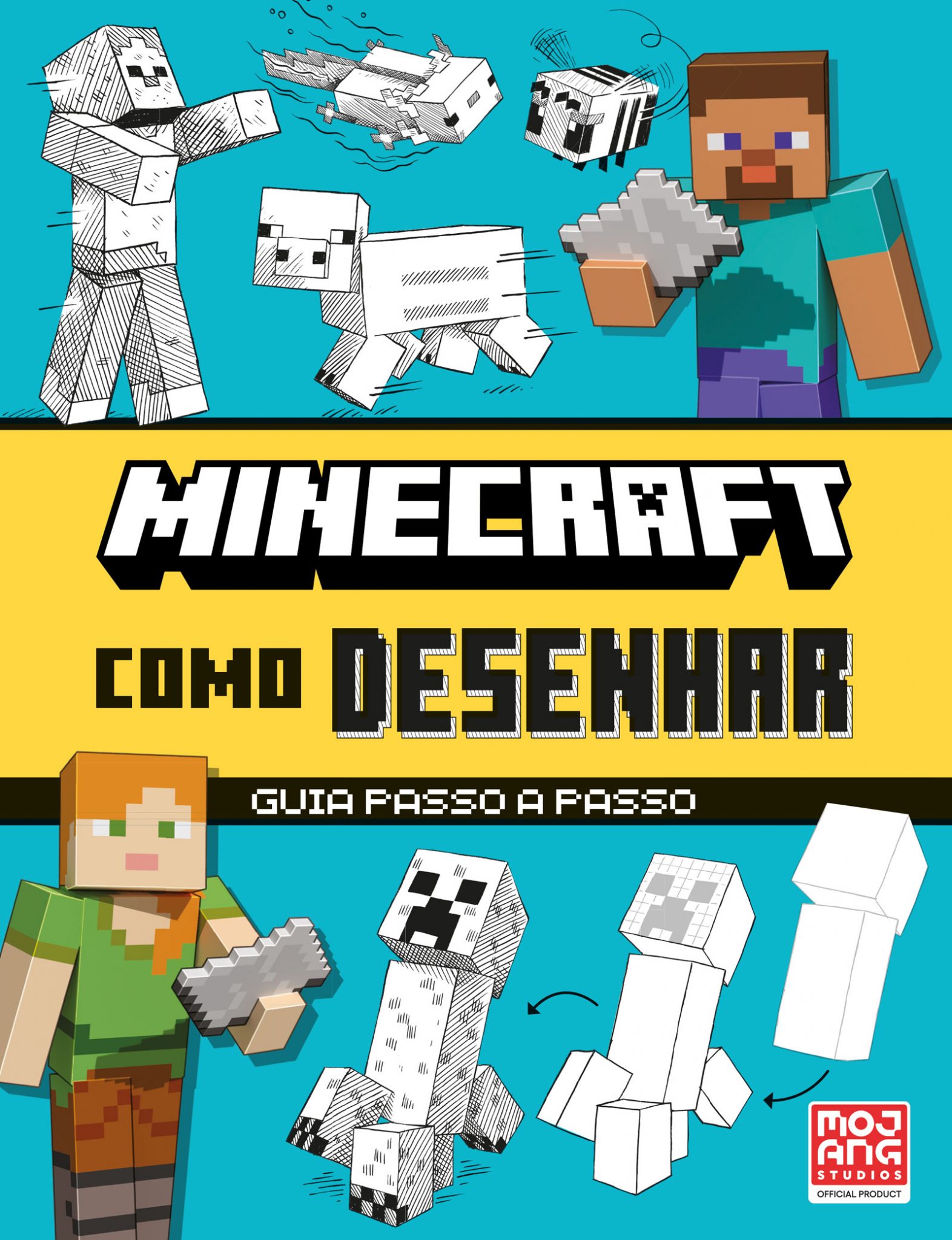 Minecraft: Como Desenhar: Guia Passo A Passo - Penguin Educação ...